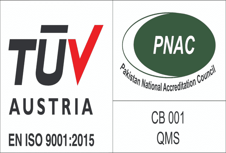 ISO 9001:2015 quality management logo